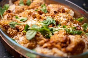 Cauliflower fennel gratin with hazelnuts curry smoked paprika