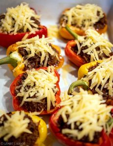 meatloaf stuffed bell pepper red wine garlic