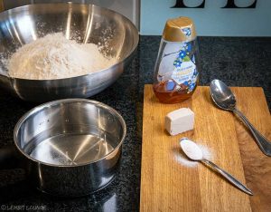 Crunchy No Knead Bread homemade honey