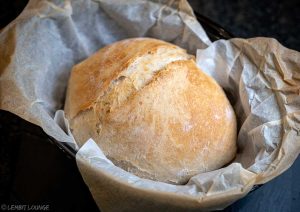 Crunchy No Knead Bread homemade honey