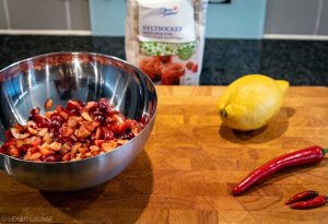 Homemade Cherry Jam Spiked with Chili