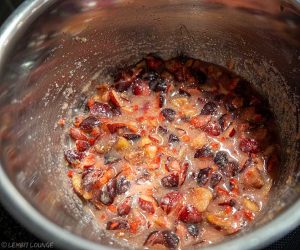 Homemade Cherry Jam Spiked with Chili