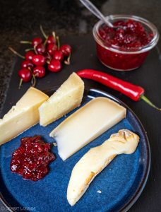 Homemade Cherry Jam Spiked with Chili