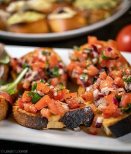 Crisp Mouthwatering Bruschetta crunchy salami brie avocado