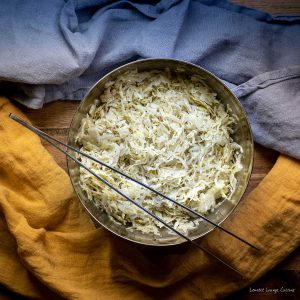 Swedish Pizza Salad Cabbage Vinegar LCHF