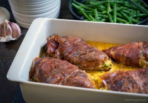 Chicken stuffed with herby mascarpone Rosemary garlic curry jalapenos prosciutto lemon easy healthy