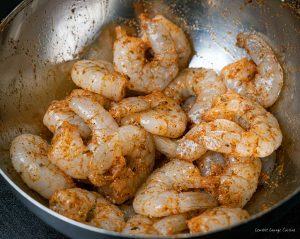 Creole Shrimp Pasta with Sausage spicy easy quick Vannamei garlic penne