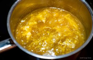 Egg drop soup with chicken garlic ginger scallions turmeric stock broth quick easy
