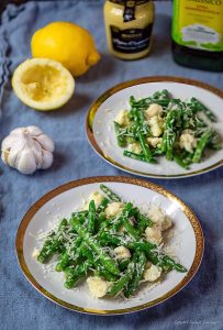 Haricot Verts with Lemon and Parmesan and Cauliflower, an easy and fresh side dish that is bursting with flavors of garlic and lemon