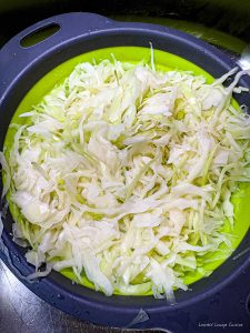 Swedish Pizza Salad Cabbage Vinegar LCHF