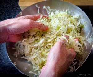 Swedish Pizza Salad Cabbage Vinegar LCHF